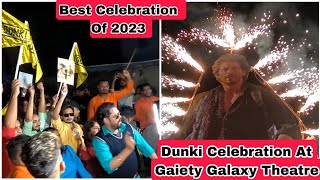 Dunki Movie Celebration At Gaiety Galaxy Theatre In Mumbai [upl. by Guillema]