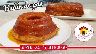 BUDIN DE PAN tradicional o en licuadora 2 OPCIONES FACILES Y DELICIOSAS [upl. by Akir796]