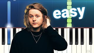 Lewis Capaldi  Someone You Loved 100 EASY PIANO TUTORIAL [upl. by Ashien]