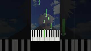 Ao no Sumikashort ver  Jujutsu Kaisen  Tatsuya Kitani Piano Sheet Music  Easy  Beginner [upl. by Stoecker188]