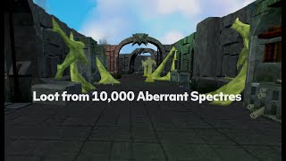 Runescape 3  Loot from 10000 Aberrant Spectres [upl. by Yelsna]