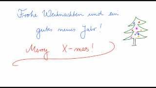 Grundlagen der Geometrie  Weihnachtsgeometrie [upl. by Anelac194]