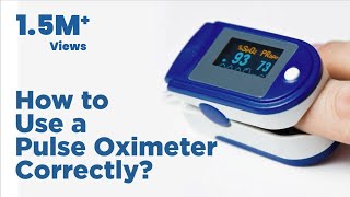 How To Use A Pulse Oximeter Correctly  Medicover Hospitals [upl. by Johnna]