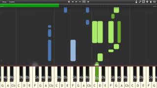 101 Dalmatians  Cruella De Vil Song  Piano tutorial and cover Sheets  MIDI [upl. by Tamma]