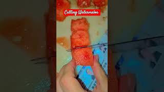 Water Melon foryou cutting cuttingskills fruit green red watermelon watermelonsugarhigh [upl. by Adnopoz887]