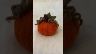 NEEDLE FELTING Pumpkin Tutorial [upl. by Dlonyer744]