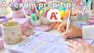 Exam study routine to always get A ✨💯 exam tips [upl. by Agnizn]