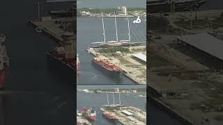 Jeff Bezos HUGE multimillion dollar yacht docks at Port Everglades in Fort Lauderdale [upl. by Rehttam426]