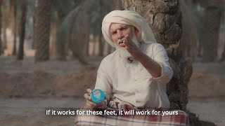 Okeeffes Healthy Feet Saudi Farmer 21 Sec English Subtitle [upl. by Liborio]