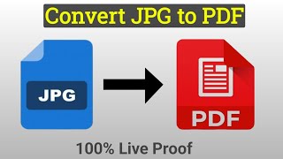 How To Convert JPG to PDF  Convert Image to PDF  Photo  JPG Convert PDF [upl. by Eiclek]