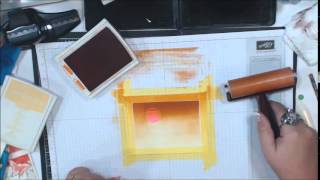 How to use a brayer to create a sunset [upl. by Rocher]