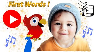 Baby First Words Words Song Sing Along Educational videos [upl. by Illona]