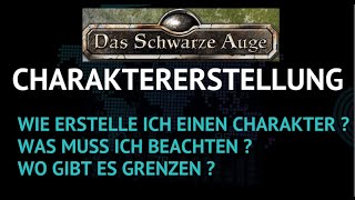 Das Schwarze Auge DSA 41 Charaktererstellung Tutorial Wie erstelle ich einen Charakter Helden [upl. by Aracat]