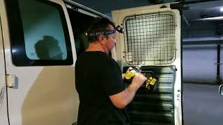 How to install window screens on work van Part number WeatherGuard 88027 [upl. by Aruol582]