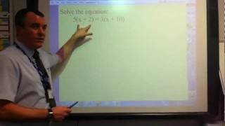 Linear equations and expanding brackets [upl. by Mcgannon]