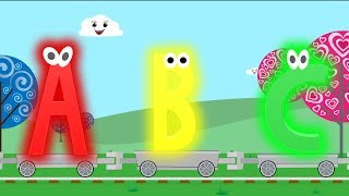 Alphabet Train learn a  z abc letter and alphabet train for children Songs for Children [upl. by Averil]