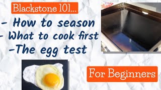 Blackstone Beginners Guide  How to Season and First Cook  blackstone letsgriddle griddle [upl. by Keri]