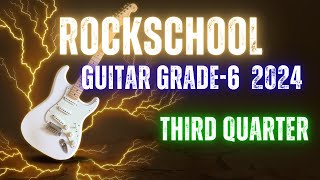 Third Quarter RockSchool Grade 6 Guitar guitarmusic music grades [upl. by Lekim166]