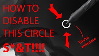 HOW TO FIX THAT FampING WINDOWS CIRCLE THING Wacom Pen Lag Fix  2021 [upl. by Behlau]