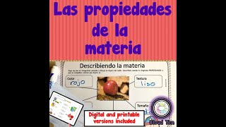 Las propiedades de la materia [upl. by Barthel]