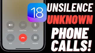 How to Unsilence Unknown Callers on iPhone in iOS 18  Hindi [upl. by Itra]