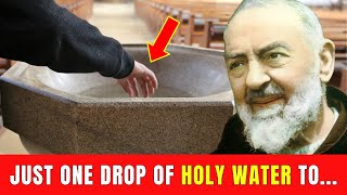 One Drop Of Holy Water Is Enough To Free Souls From Purgatory  Padre Pio [upl. by Khalil]