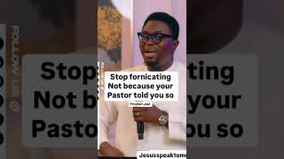 When you fornicate the spirit of fornication will destroy you [upl. by Mitch]