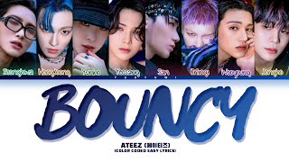 ATEEZ Bouncy Easy Lyrics [upl. by Pelagi]