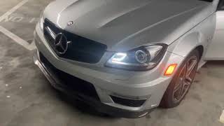 W204 C63 AMG 507 headlights  Best Mod for your W204 C63 AMG [upl. by Stacee]