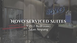 NOVO SERVICED SUITE  JALAN AMPANG  Ample Suite 2 Bedroom Type 848 sqft [upl. by Tiebout992]