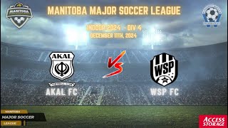 December 11th WSF Div 4 Akal FC vs WSP FC [upl. by Egwin]