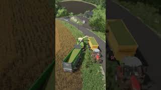 häckseln 11 ls22 fs22 timelapse landwirtschaft landwirtschaftssimulator22 farming pallegney [upl. by Domini]