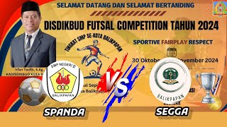 SPANDA VS SEGGADESDIKBUD FUTSAL COMPOTITION SMP BALIKPAPAN [upl. by Nylareg]