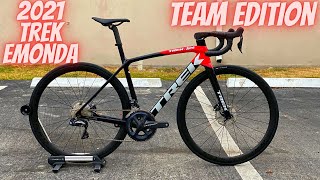 2021 TREK EMONDA SLR 7 DISC TEAM EDITION 8300 RIDE LIKE A PRO TARMAC SL7 or EMONDA [upl. by Pentheam]