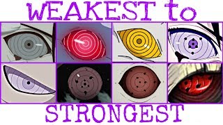 8 Rinnegan Forms  WEAKEST TO STRONGEST [upl. by Caves]