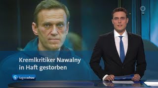 tagesschau 2000 Uhr 16022024 [upl. by Dupuis]