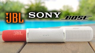 Sony ULT Field 1 VS JBL Flip 6 VS Bose Soundlink Flex  Speaker Battle [upl. by Derron]