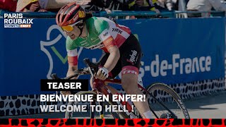 Teaser ParisRoubaix Femmes avec Zwitft [upl. by Vookles]