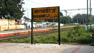 Barabanki Junction railway station Uttar Pradesh Indian Railways Video in 4k ultra HD [upl. by Junina]