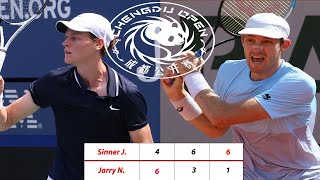 FINALS  116  Jannik Sinner vs Nicolas Jarry Highlights  ATP SINGLES Beijing China  2692024 [upl. by Drareg]