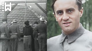 Execution of Auschwitz Nazi doctor who experimented on children before hanging them [upl. by Eecram2]