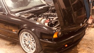 Bmw e34 m50 turbo build [upl. by Lach]