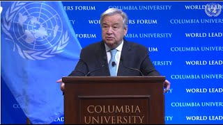 The State of the Planet by UN SecretaryGeneral António Guterres 2020 [upl. by Amo]