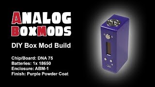 DNA 7575c 1x186501x20700 ABM1 Enclosure DIY Box Mod Build [upl. by Scoter]