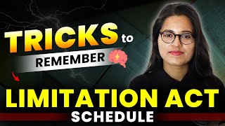 Most Effective Tips amp Tricks to 🔥🧠Remember Limitation Act Schedule  State Judiciary Preparation [upl. by Ennovahs]