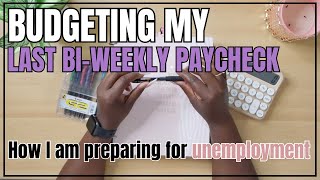 BUDGETING MY LAST PAYCHECK  Preventing late payments saving money preparing for the unknown [upl. by Routh74]