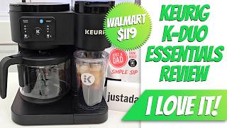 NEW Walmart Keurig KDuo Essentials SingleServe KCup Pod Coffee Maker amp Carafe REVIEW [upl. by Fondea718]