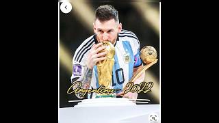 THE KISS lifetime dreamworldcupchampions fifaworldcup soccer football champions messi pele [upl. by Bran771]