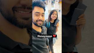 Honeymoon vlog begins😍couplevlog honeymoon travel travelvlog tamilvlog romantic bangalore [upl. by Oigroeg]