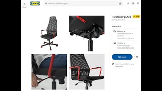 Lucas Studio  Unboxing Ikea Huvudspelare Gaming Chair [upl. by Menell]